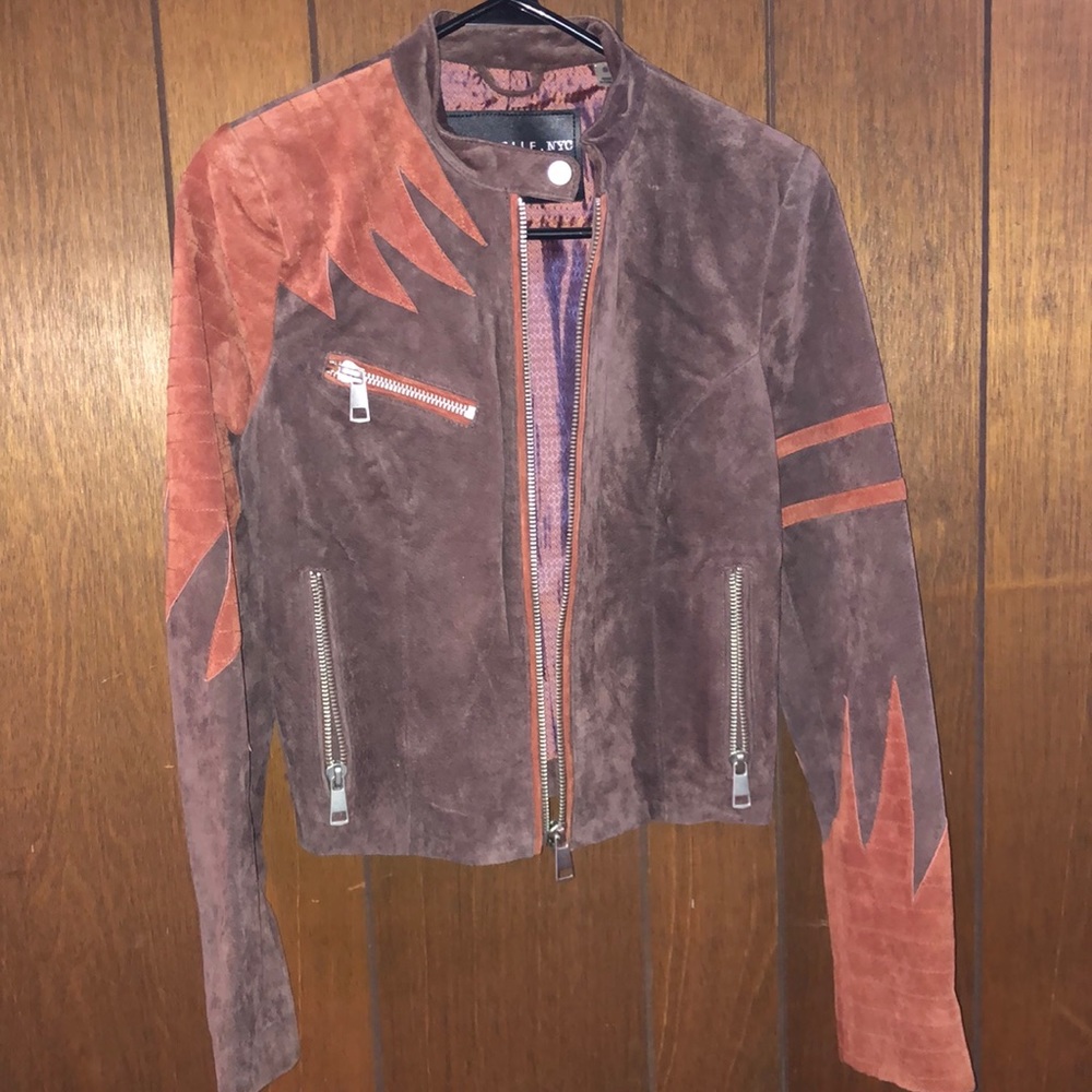 Sm Leather/ suede jacket